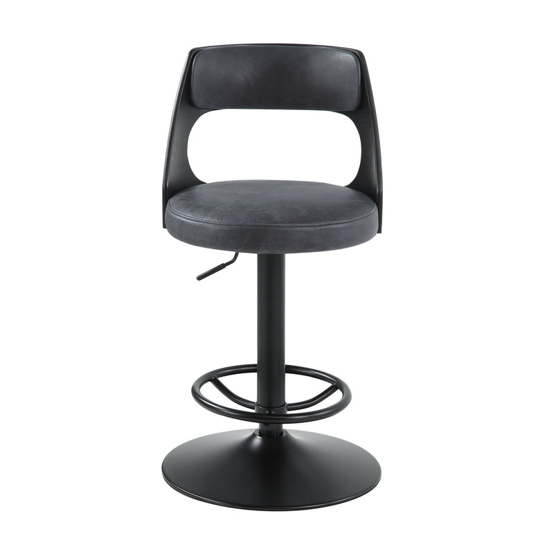 Sabi - Adjustable Stool With Swivel - Dark Brown