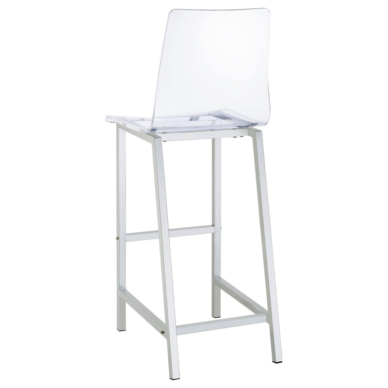 Bar Stools (Set of 2) - Clear