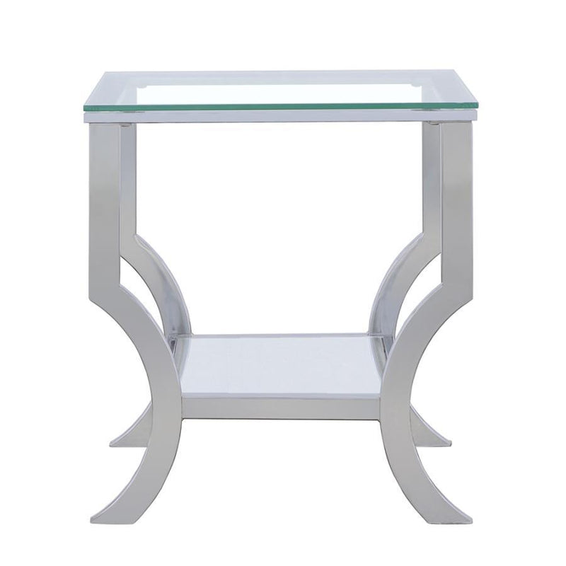 Saide - Rectangular Glass Top Table
