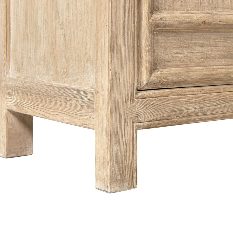 Arden - 2 Door Bookcase Storage Cabinet - Natural