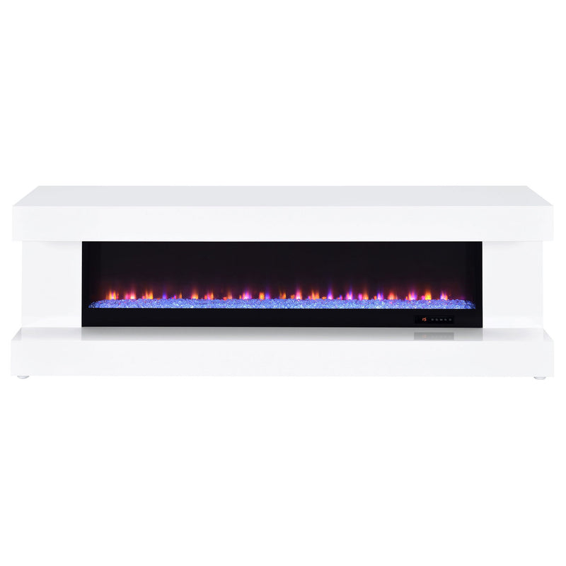TV Stand Fireplace Console With Bluetooth Speaker