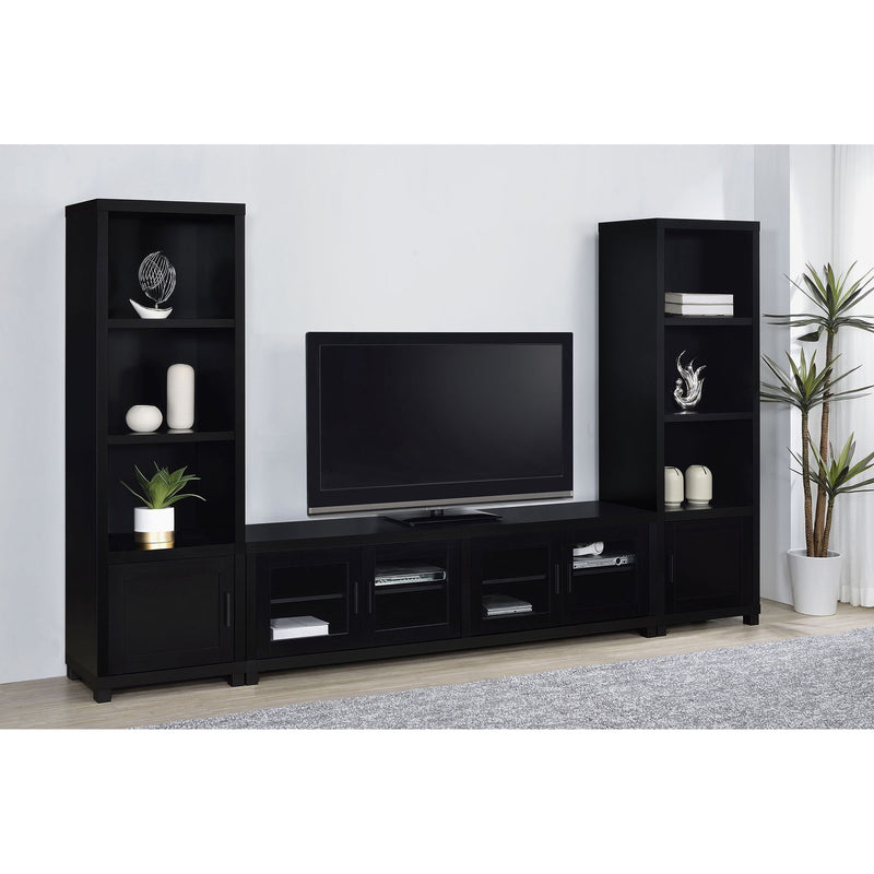 Arnaud - 4 Door TV Stand - Black