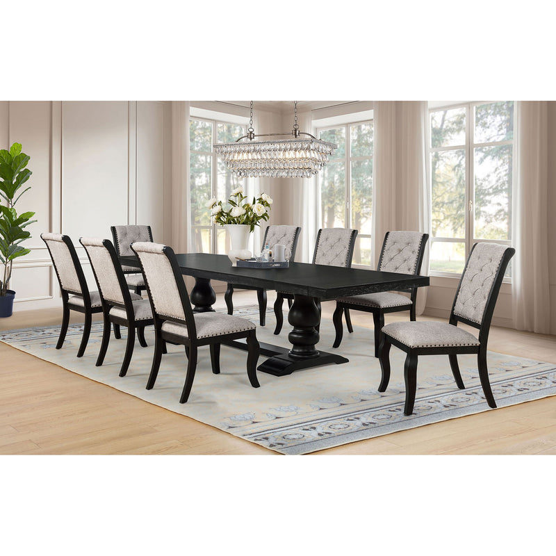 Kinzler - Side Chairs (Set of 2) - Tan / Black