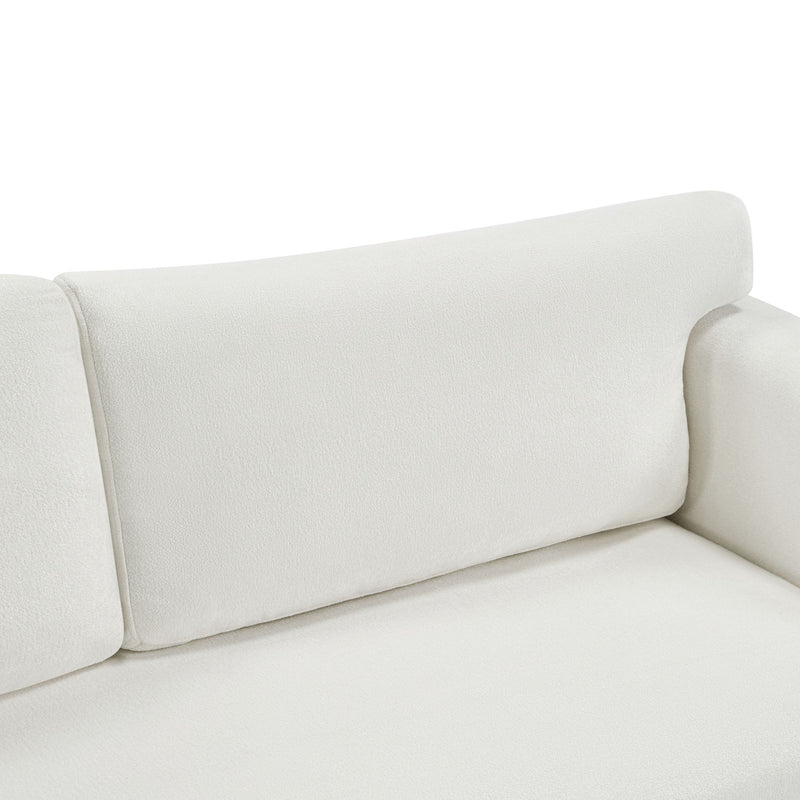 Modern 3 Seater Upholstered Couch Sofa For Living Room