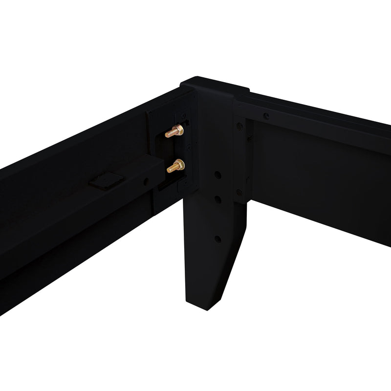Ridgeview - Queen Storage Panel Bed With Low Profile Design - Black