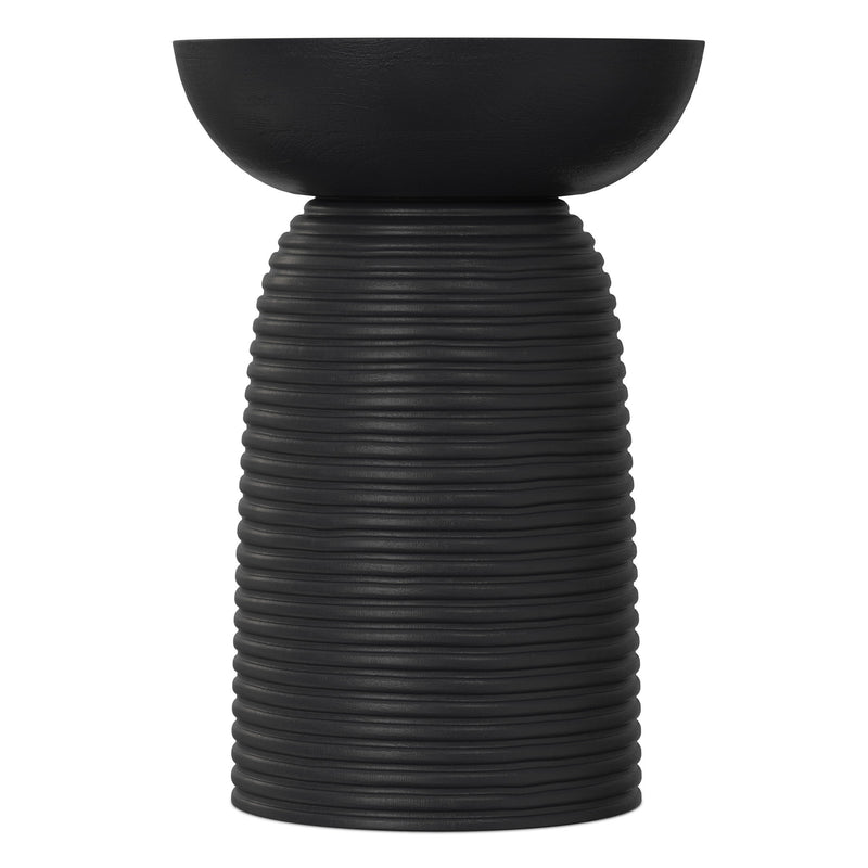 Boyd - Ribbed Accent Table - Black