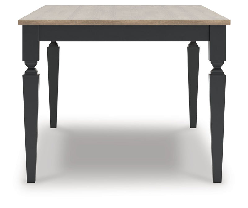 Brenkerton - Rectangular Dining Room Table - Grayish Brown / Black