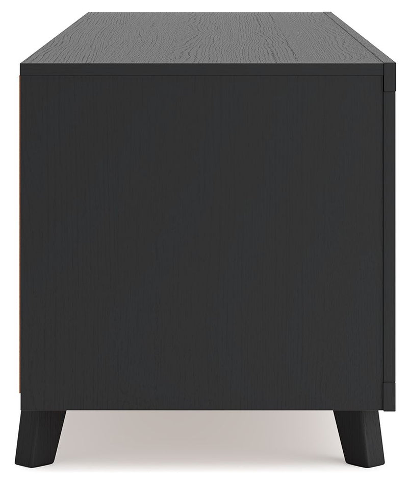 Danziar - Extra Large TV Stand - Black