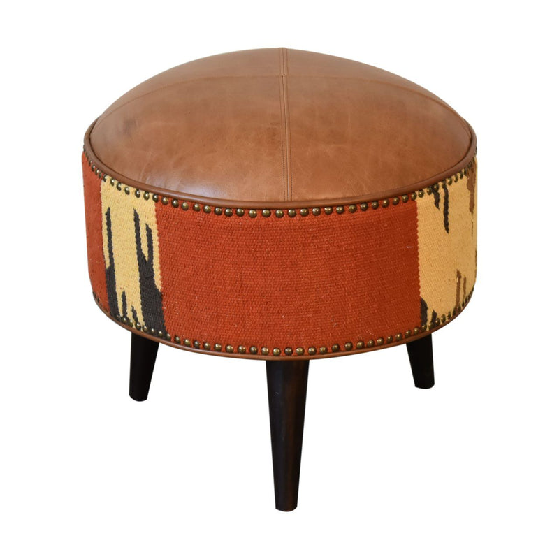 Footstool - Brown