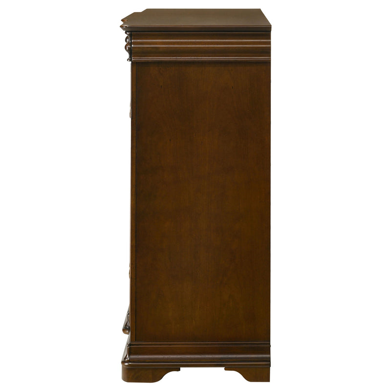 Leonide - 9 Drawer Dresser - Cherry