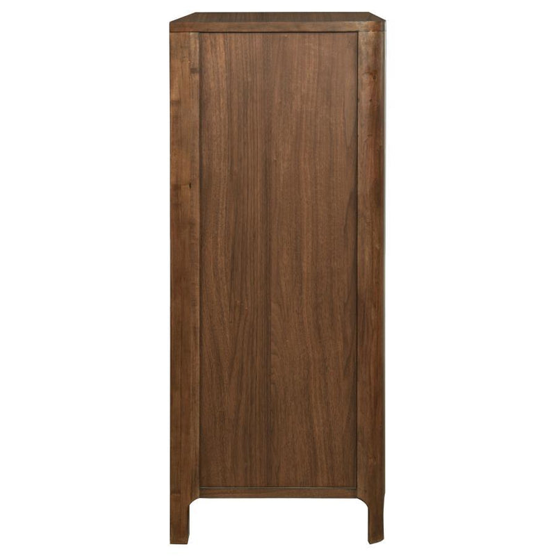 Maderia - 5-Drawer Chest Of Drawers - Walnut