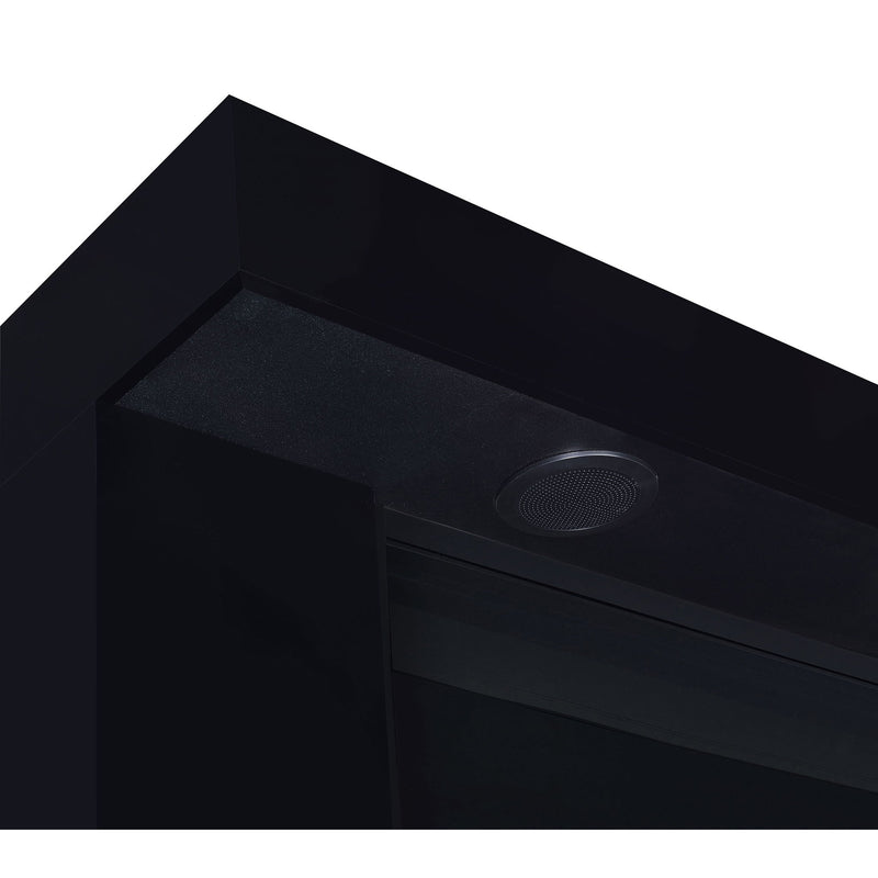 TV Stand Fireplace Console With Bluetooth Speaker