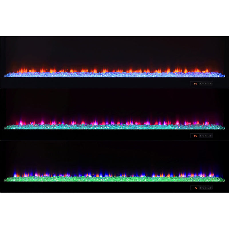 TV Stand Fireplace Console With Bluetooth Speaker
