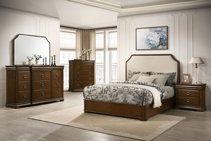 Garland 4-drawer Bedroom Chest of Drawers Brown Cherry