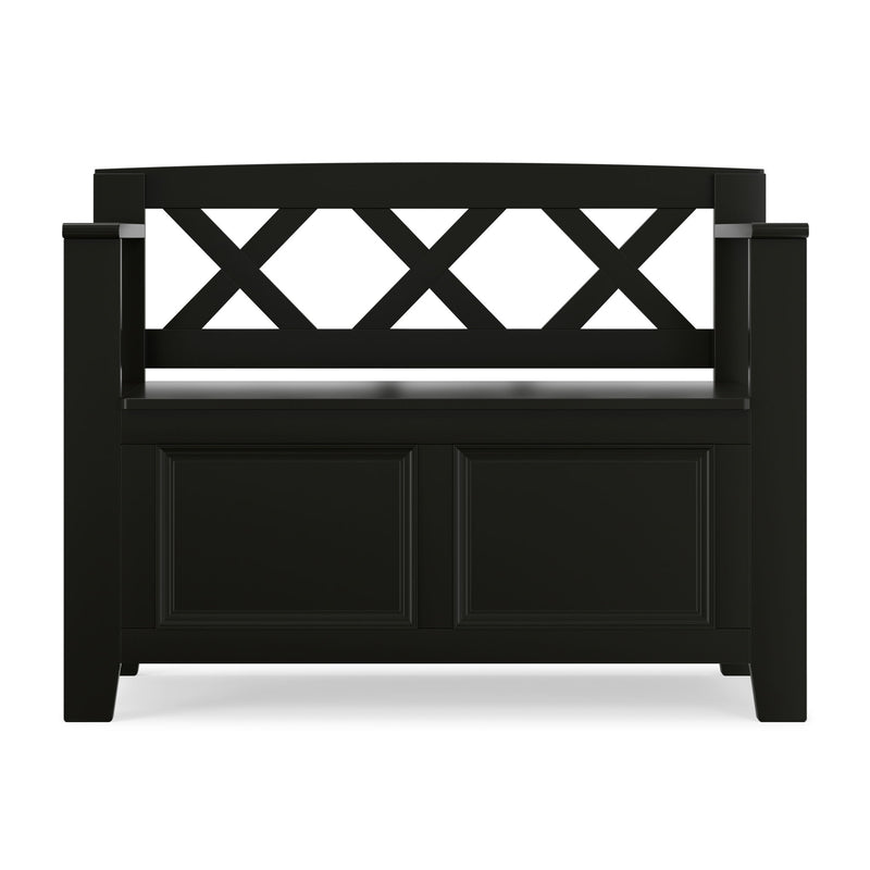 Amherst - Small Transitional Entryway Storage Bench