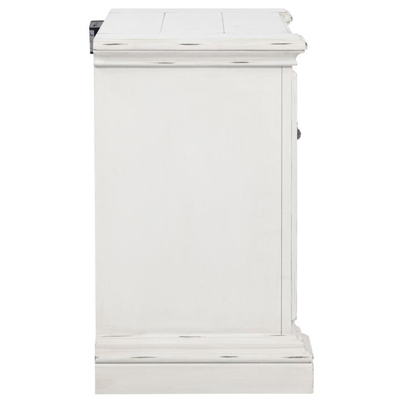 Mckinney - 2-Drawer Nightstand With Dual USB - Vintage White