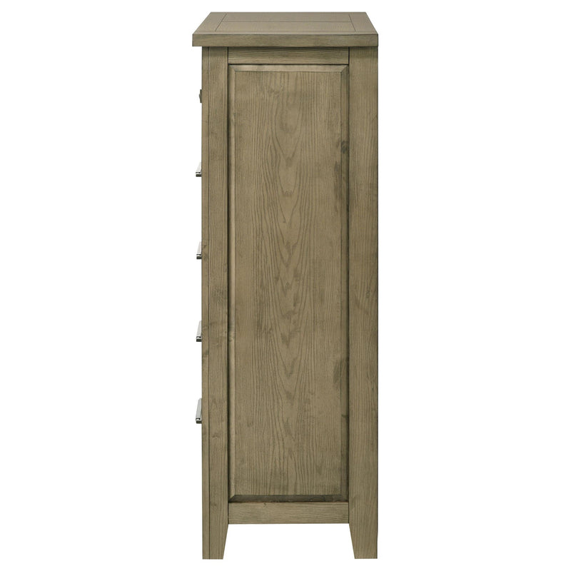 Hazlewood 5-drawer Bedroom Chest of Drawers Vineyard Oak