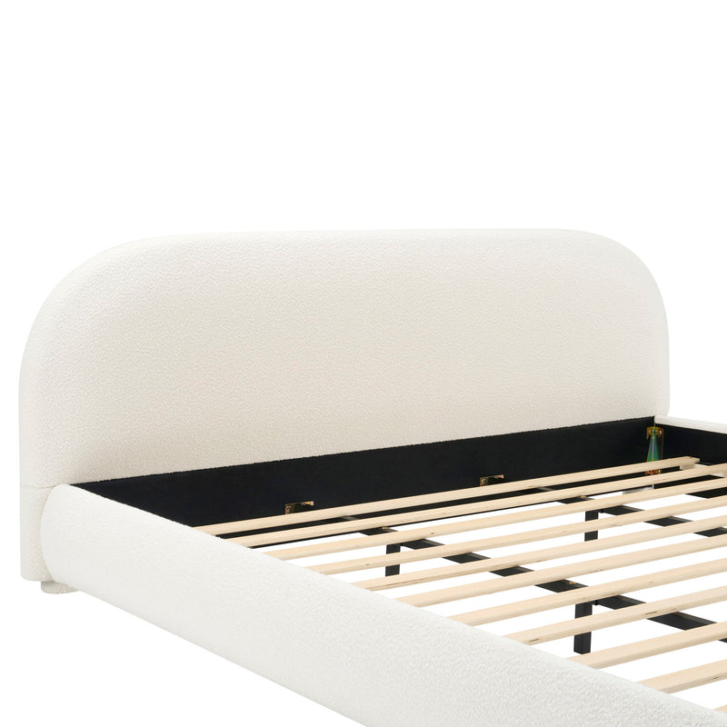 Simple Modern Bedroom Double Upholstered Bed