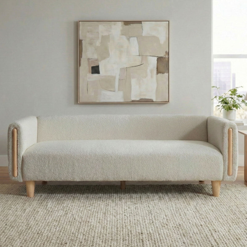 3 Seater Sofa For Living Room - Oatmeal