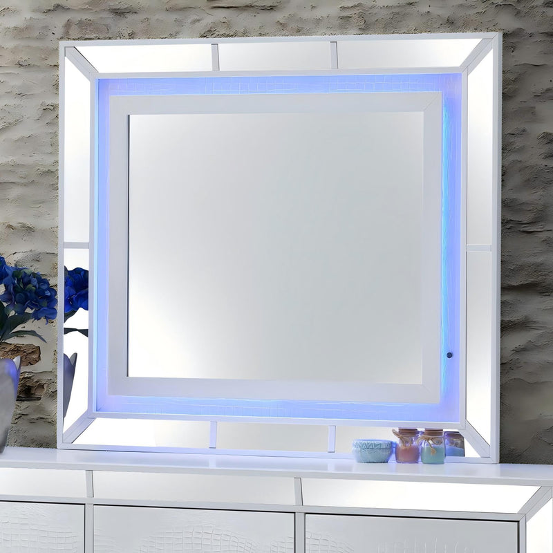 Hollywood Hills - Mirror - White