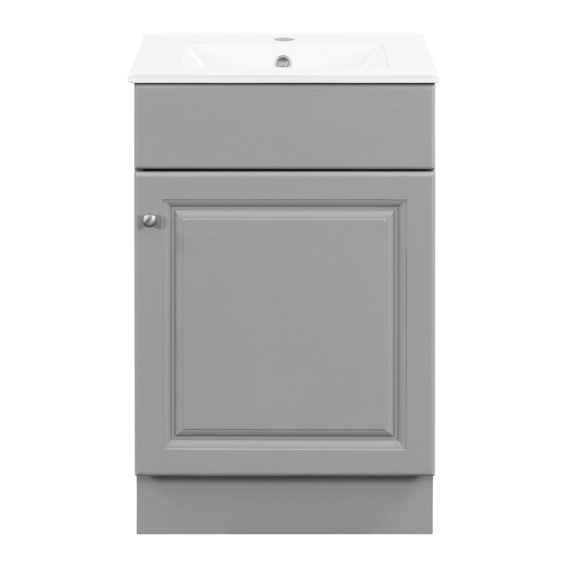 Bathroom Vanity With Sink, Cabinet With Adjustable Shelf