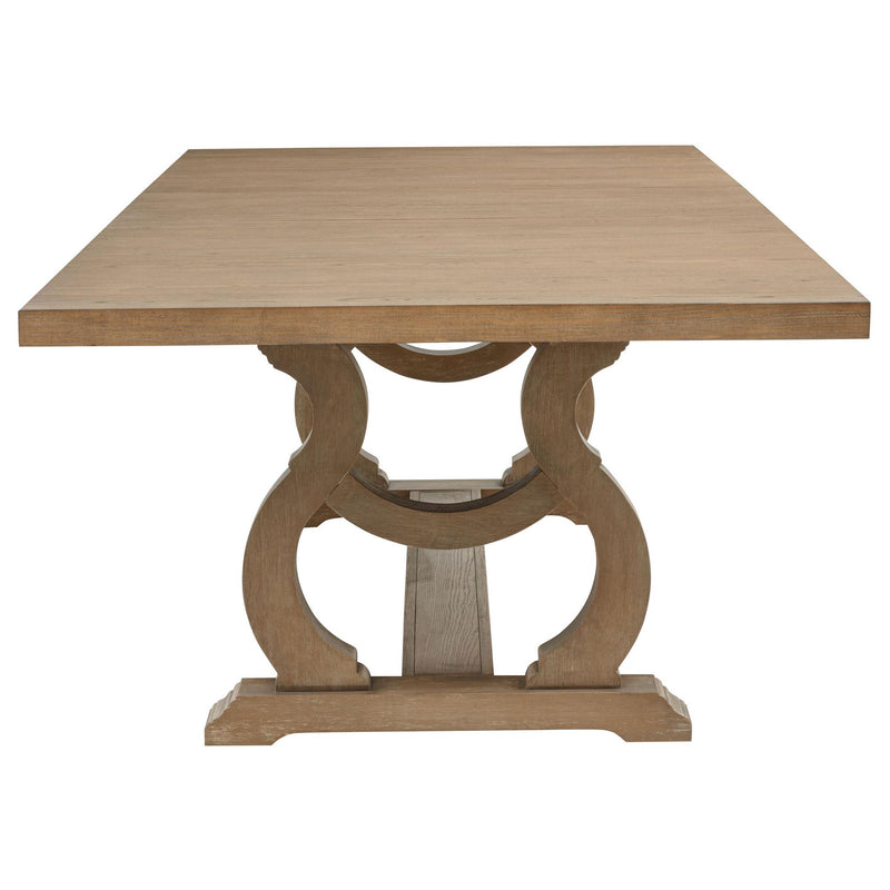 Brockway 104-inch Extension Leaf Dining Table Barley Brown