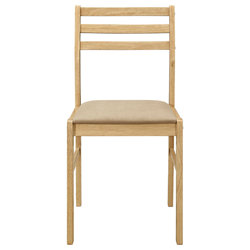 3 Piece Dining Set With Drop Leaf Table And Upholstered Chairs