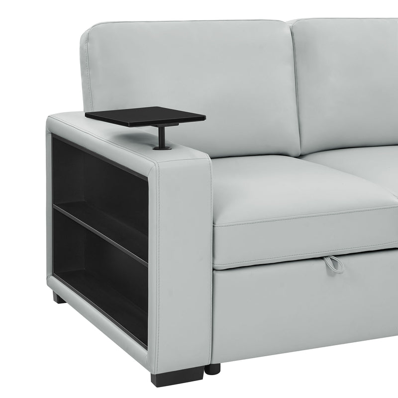 Tracey - Sofabed With Pullout - Silver