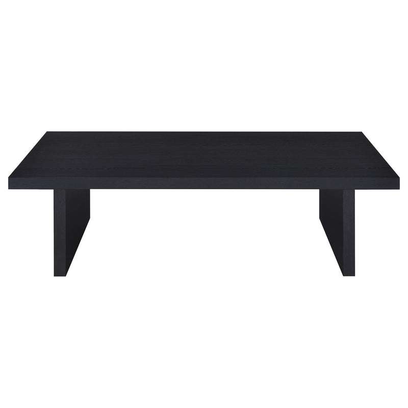 Max 3-piece Rectangular Coffee and End Table Set Black