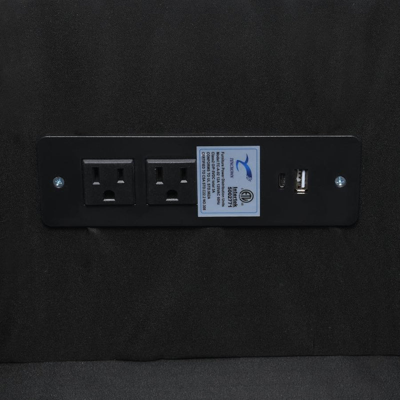 Collins - 5-Piece Power Reclining Home Theater Seating