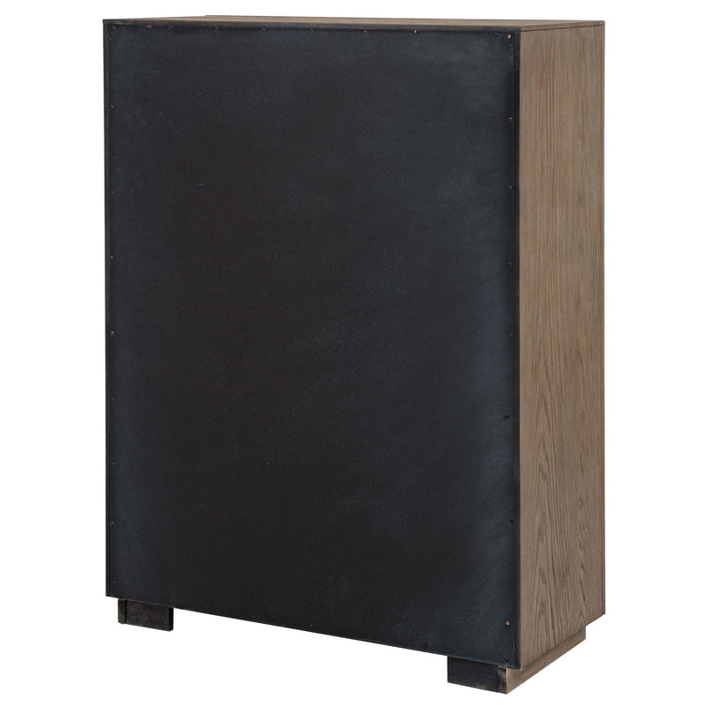 Kenora 5-drawer Bedroom Chest Barley Brown