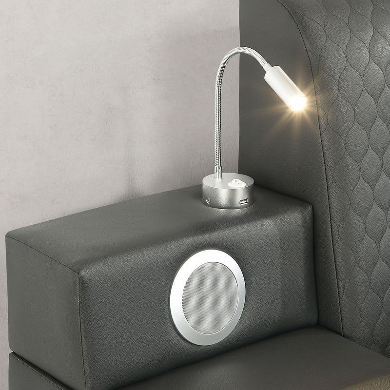Zoya - Smart Multifunctional Bed, Built In Bluetooth Speakers, USB Charging