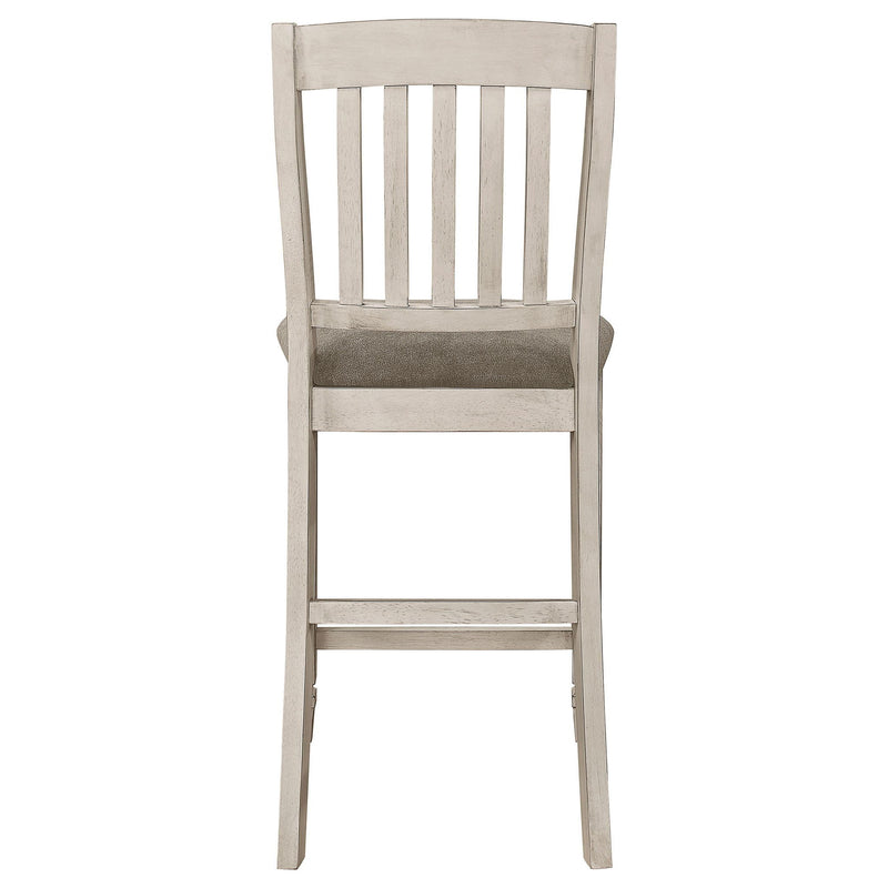 Sarasota Wood Counter Chair Rustic Cream (Set of 2)