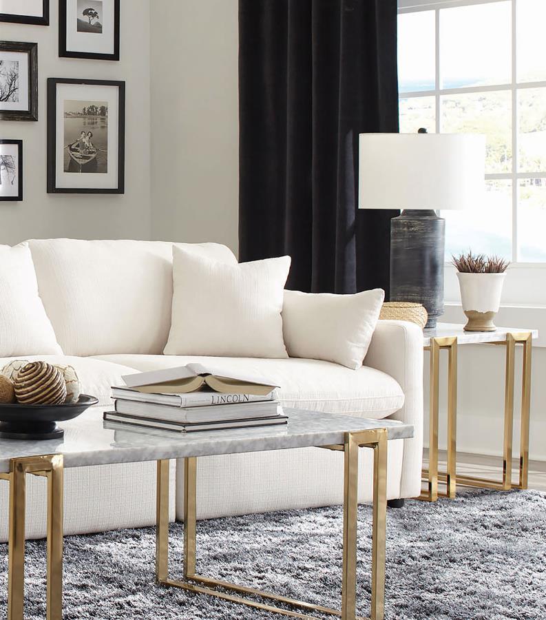 Hobson - Upholstered RAF Chair - Ivory