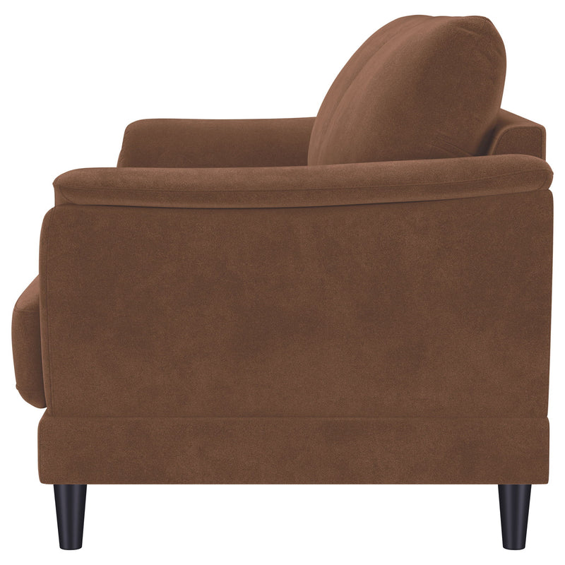 Dania - Sofa With Tufted Arms - Rust