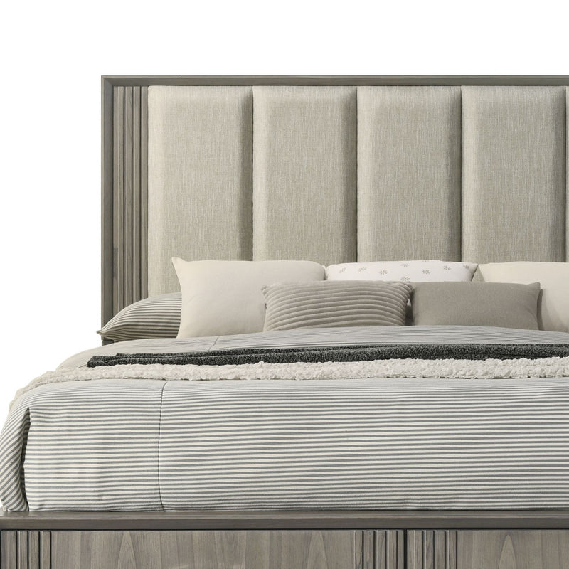 Hugo - Storage Bed With Upholstered Headboard