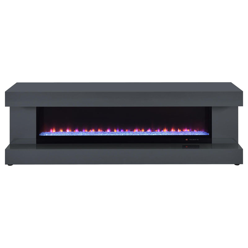 TV Stand Fireplace Console With Bluetooth Speaker