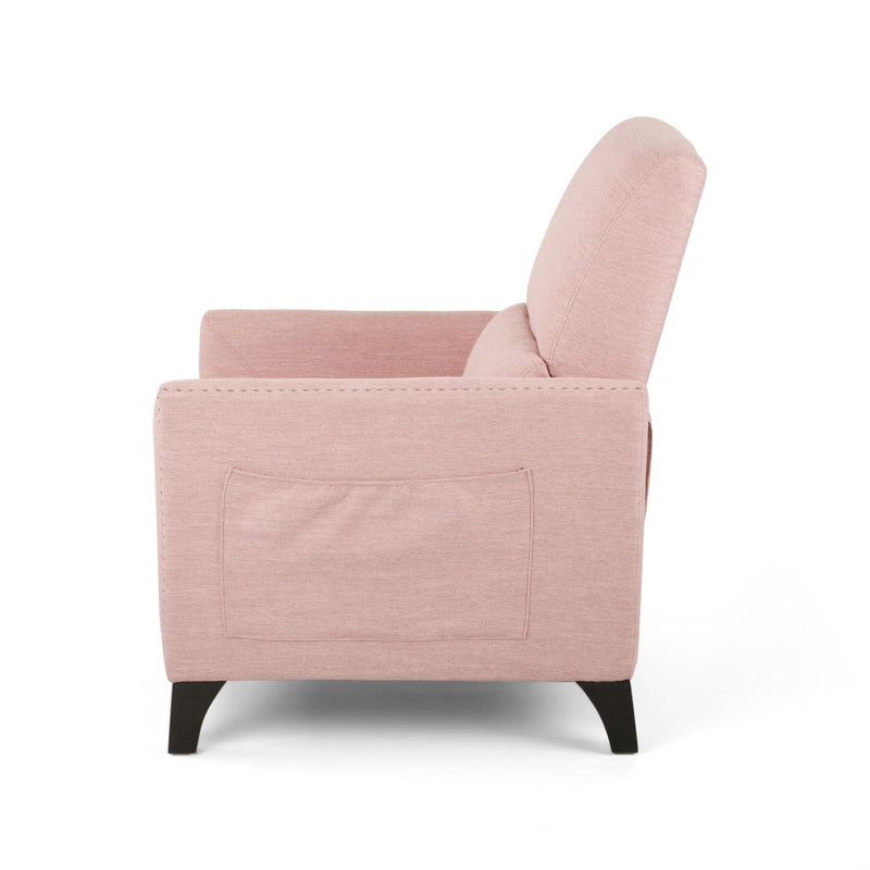 Kiersten - Contemporary Fabric Pushback Recliner