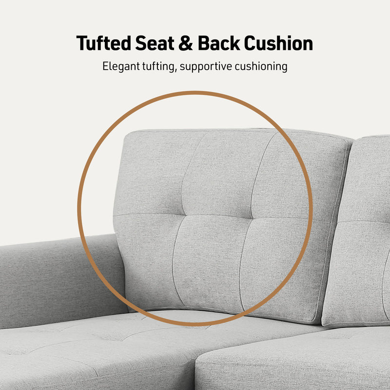 Lucca - Reversible Sleeper Sectional Sofa With Storage Chaise