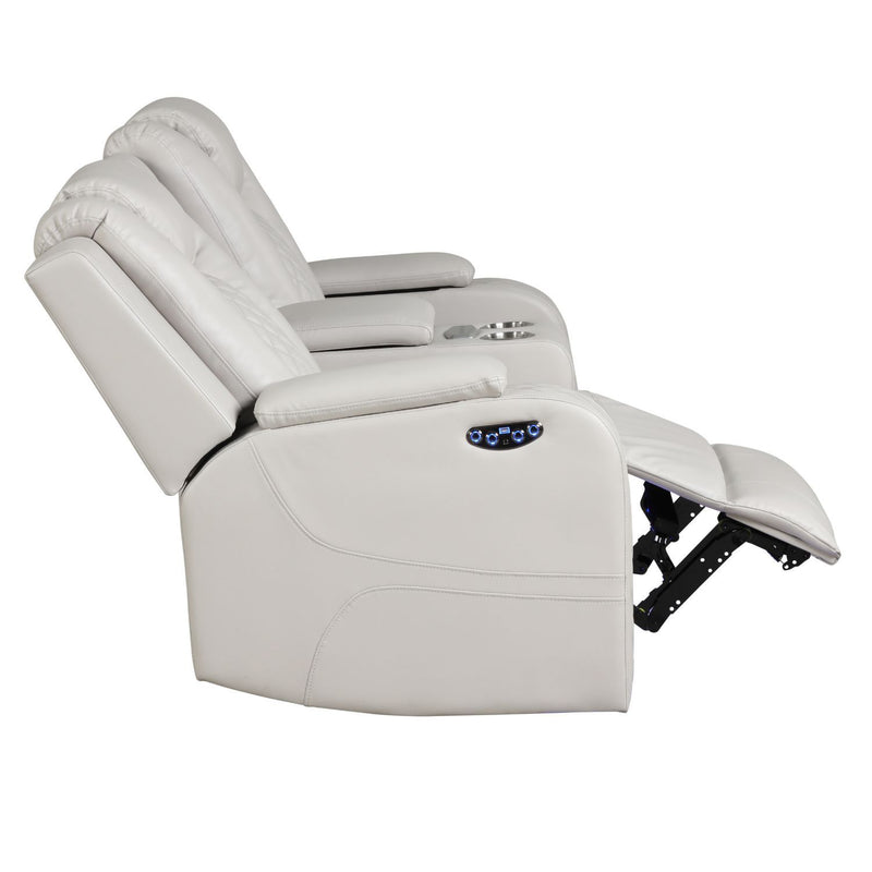 Benz - LED & Power Recliner With Adjustable Headrests And Ambient LED Lighting