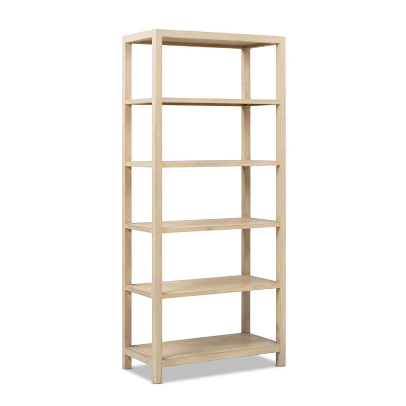 Ellis - 5 Shelf Open Frame Bookcase - Natural