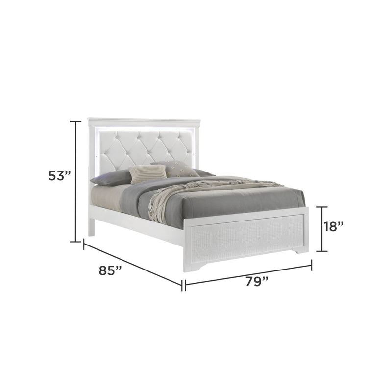 Blaze - Bed With LED Headboard
