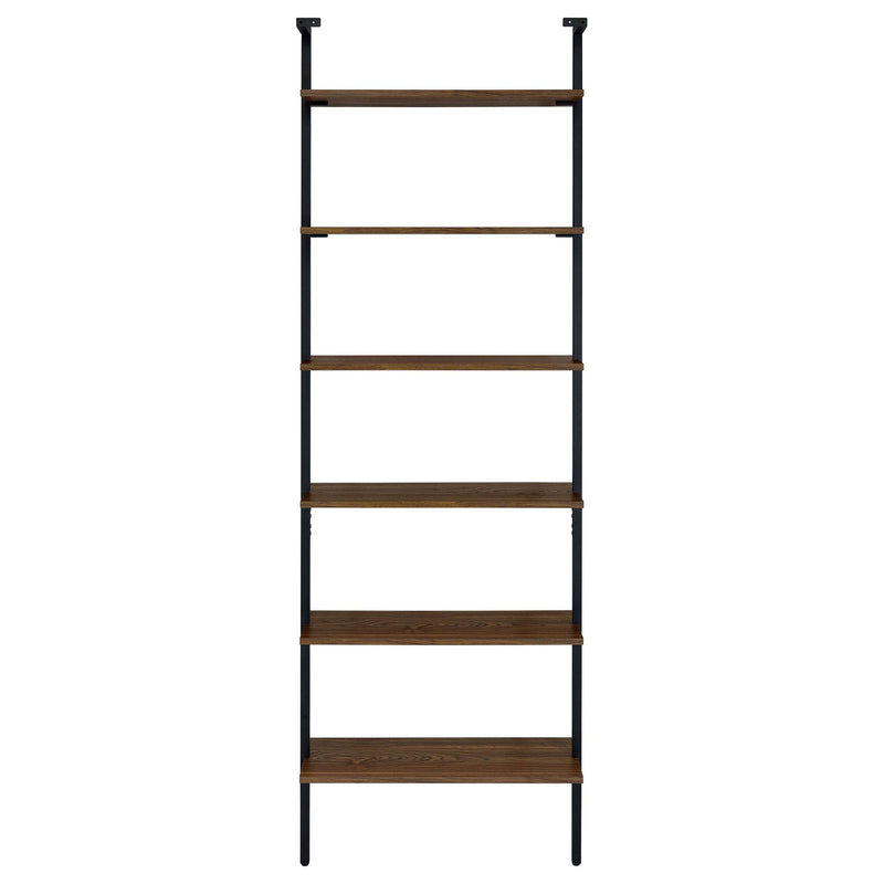 Owens 96-inch 6-shelf Wall Bookshelf Walnut