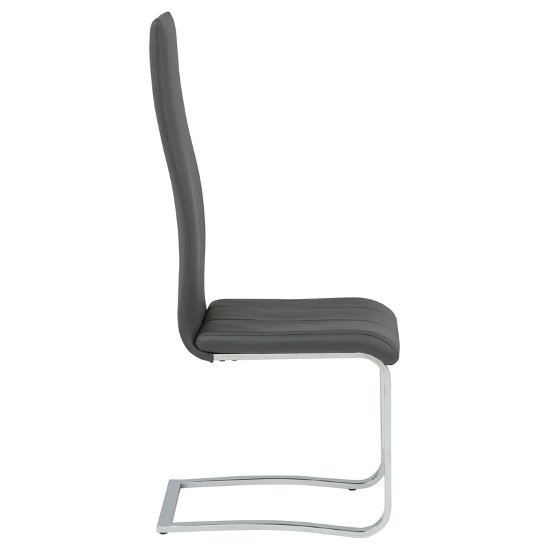 Montclair Upholstered Dining Side Chair Grey (Set of 4)