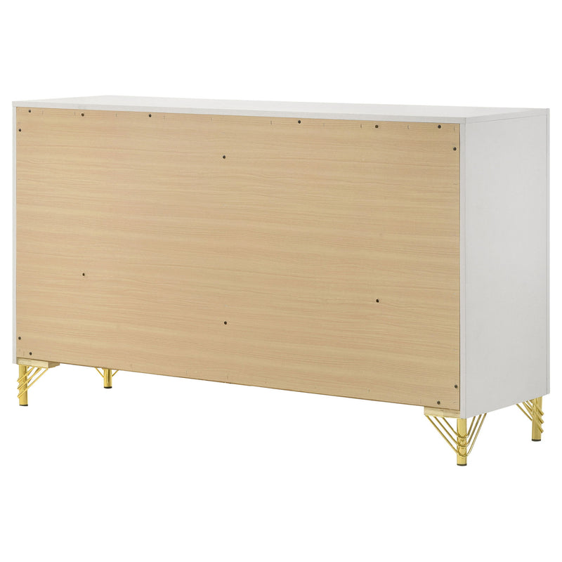 Chesney - 6 Drawer Bedroom Dresser - White