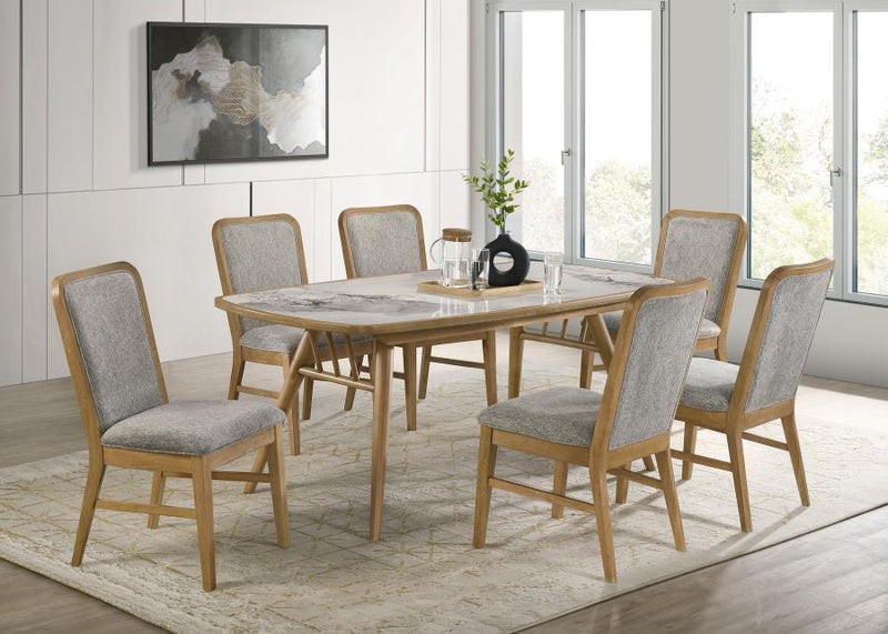 Croyden - Dining Side Chair (Set of 2) - Gray / Weathered Natural