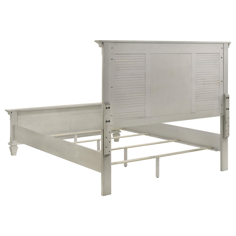 Franco 4-piece Queen Bedroom Set Distressed White