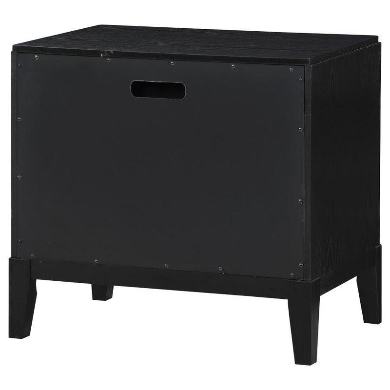 Brookmead - 2-Drawer Nightstand - Black