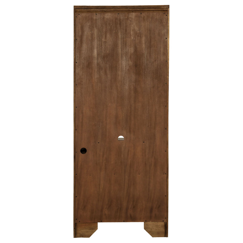 Stigham - Bookcase With 2 Door Cabinet, Adjustable Shelves, Cable Management - Oak