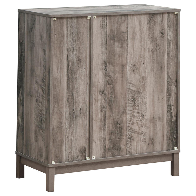 Wine Cabinet With 2 Doors - Gray